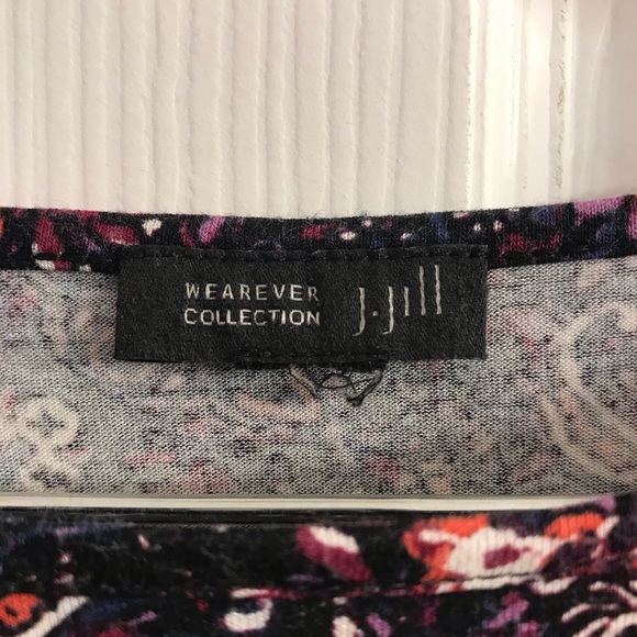 J. Jill Wearever Collection Purple Long Sleeve Top - Picture 2 of 10